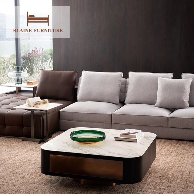 Modern Fabric Sectional Reclining Couch Living Room Sofa Set With Chaise