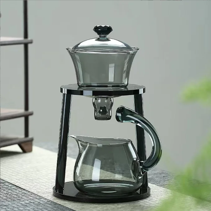 Heat-resistant Glass Teapot Deer Borosilicate Glass Teapots Set With Magnetic tea pots