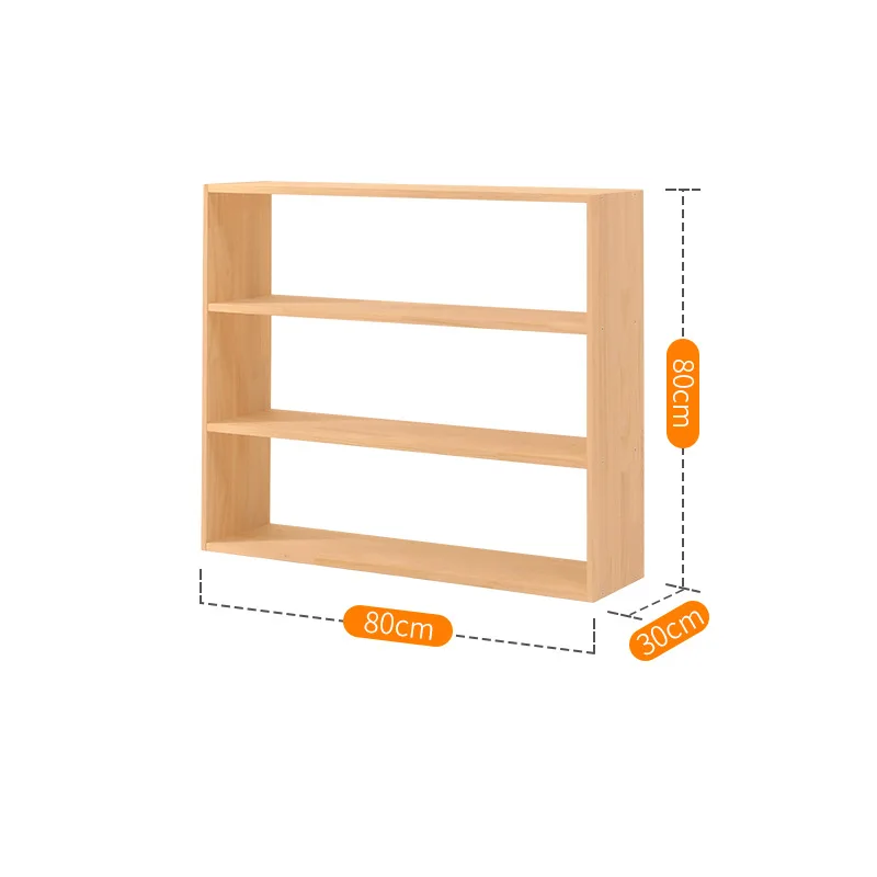 Baby Kids Room Furniture Solid Wood Bookshelf  Shelves Toys Storage Cabinets