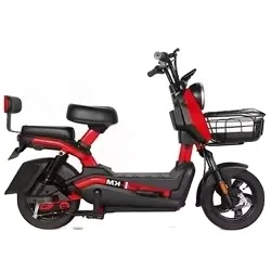 14-Inch Fashion Electric Bicycle with 350W/500W Power Factory Wholesale 48V Electric Scooter Steel Frame Rear Hub Motor