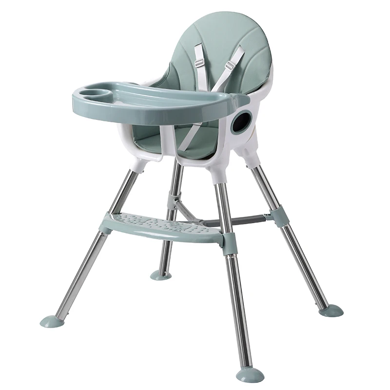 Chinese suppliers good quality multifunction furniture plastic high chair baby feeding dinner