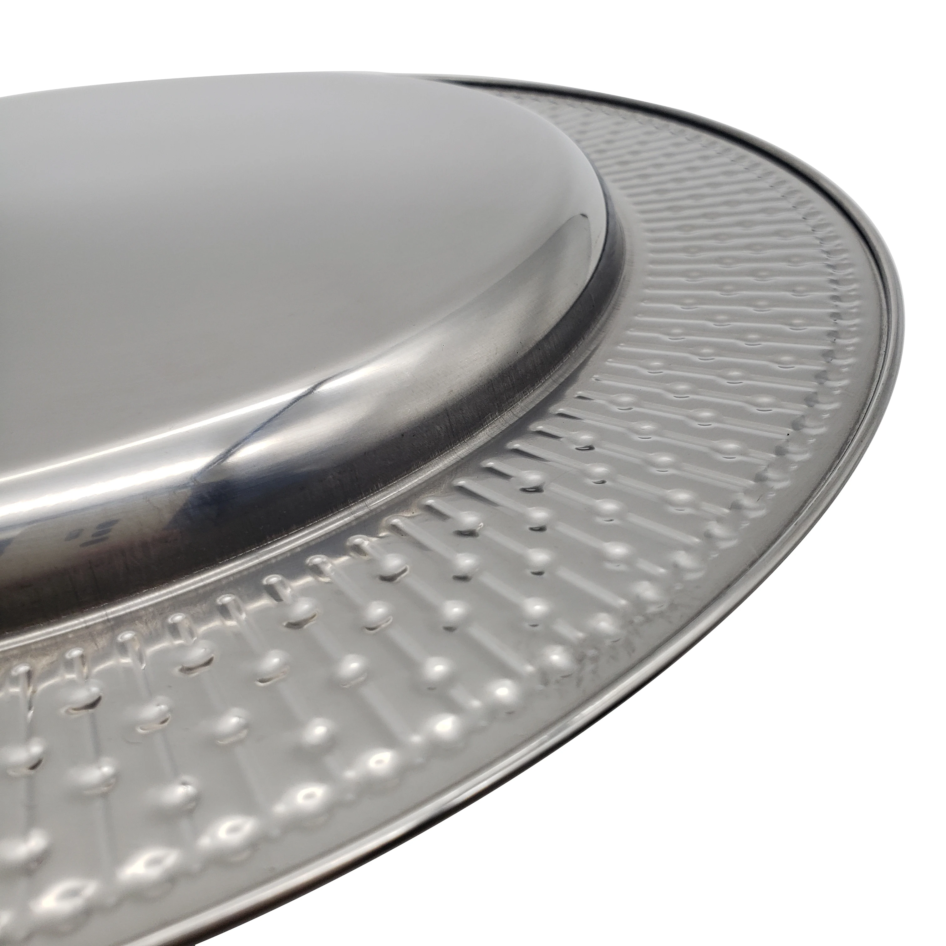 New Design Wedding Charger Plates Gold Stainless Steel