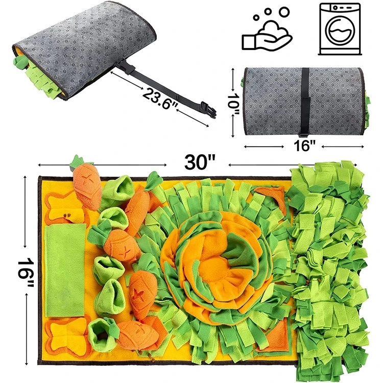 Nice Quality Cheap Price Large Size Good-looking Comfortable Dog Snuffle Feeding And Training Mat For Pet Dogs