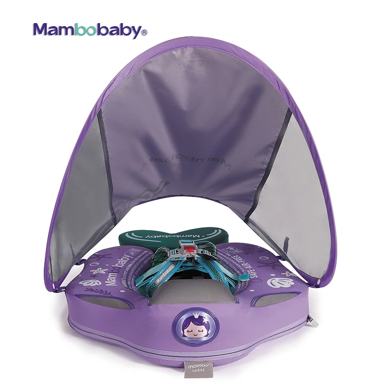 Wholesale Mambobaby Mermaid Summer Water Bathtub Swimming Pool Non Inflatable Chest Float For Baby Kids With Seat