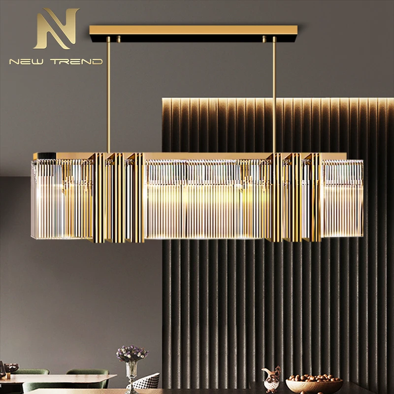 Роскошный стиль внутреннее украшение освещение вилла дома гостиная столовая хрустальная светодиодная люстра