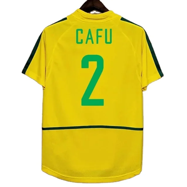 Retro Brasil Vintage jersey ROMARIO RIVALDO CARLOS Ronaldinho camisa 1998 2002 Ronaldo 1994 1970 PELE Retro soccer jerseys