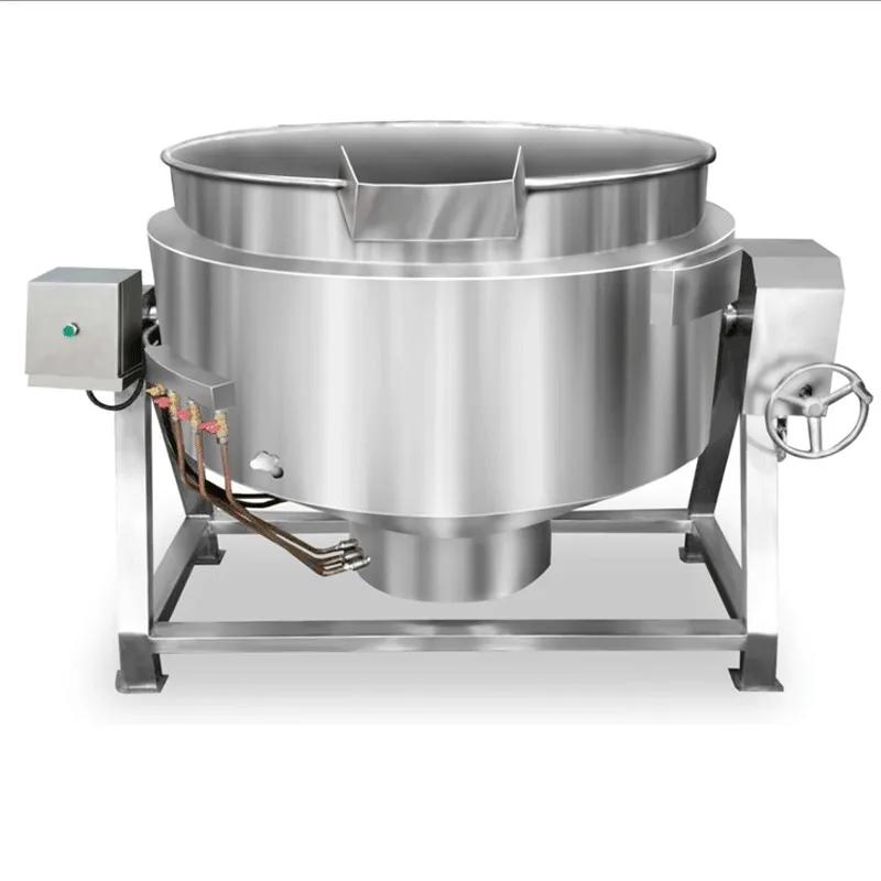 Industrial pasta cooking kettle machine