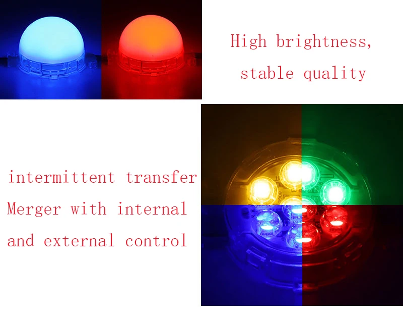 Project Led Dot Light Decoration 50mm smd5050 IP65 Waterproof Dc24v Point Pixel Light.jpg