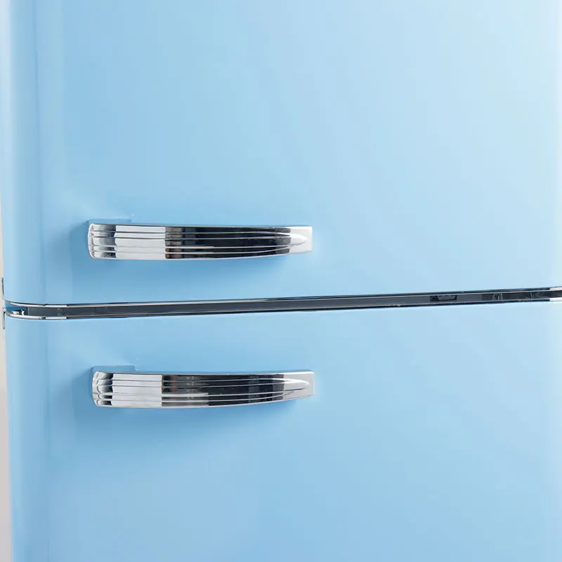 BCD258VX 2023 Factory customization Blue color grade 2 energy efficiency counter depth french door refrigerator