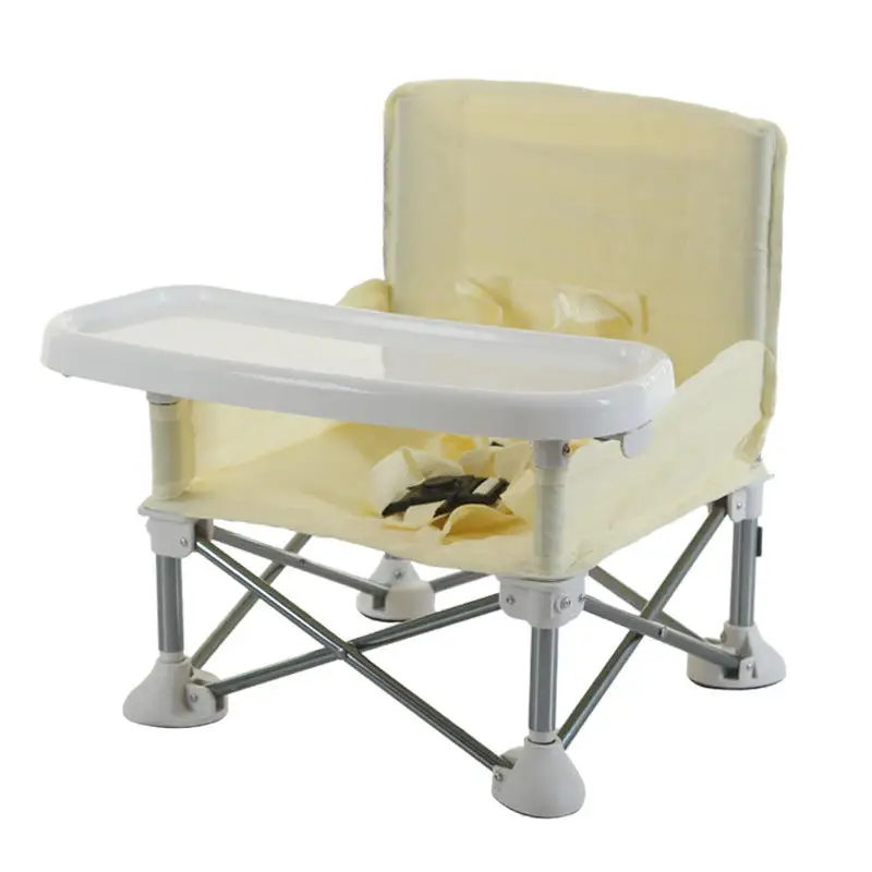 Manufacturer Restaurant Safety Baby Food Chair Booster Table Clip On Table Outdoor Folding Baby High Chair