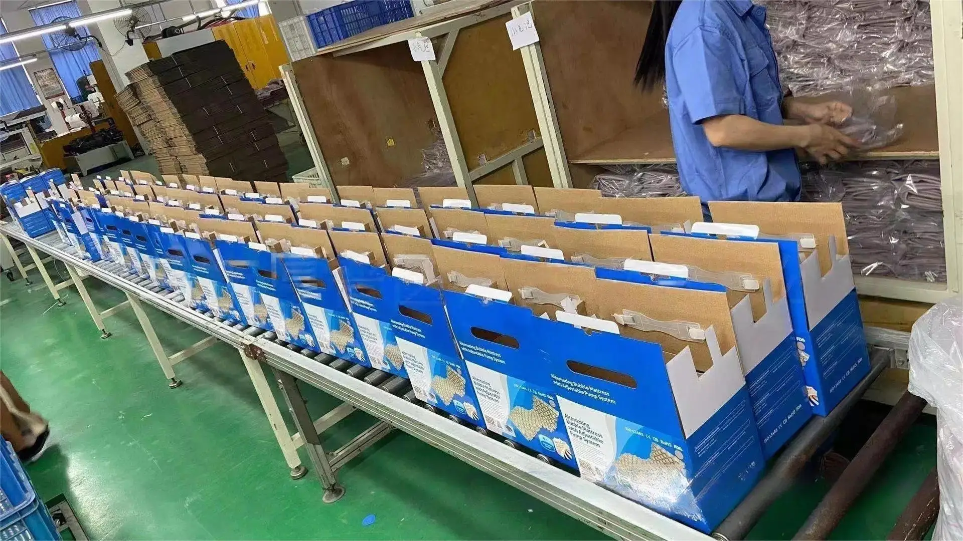 hospital Anti bedsore and anti decubitus medical inflatable bubble air mattress for hospital bed