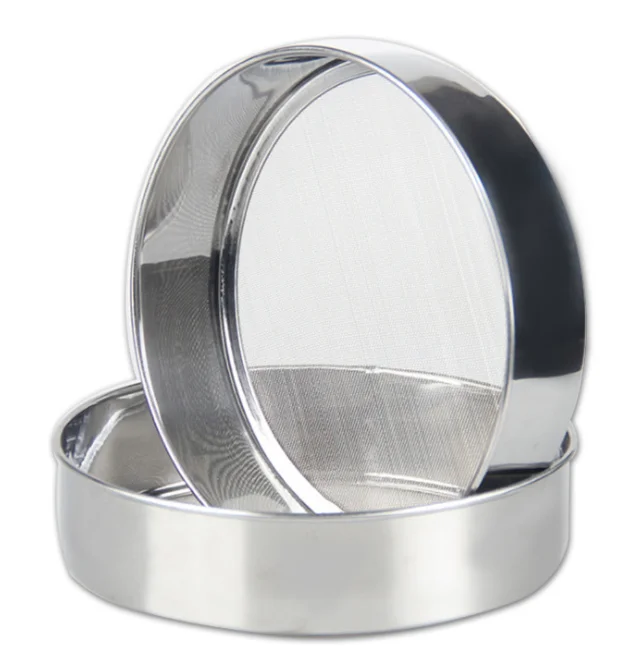 1 2 3 4 5 Micron Stainless Steel Sieve Mesh Flour Sifter Grillage Pour Tamis
