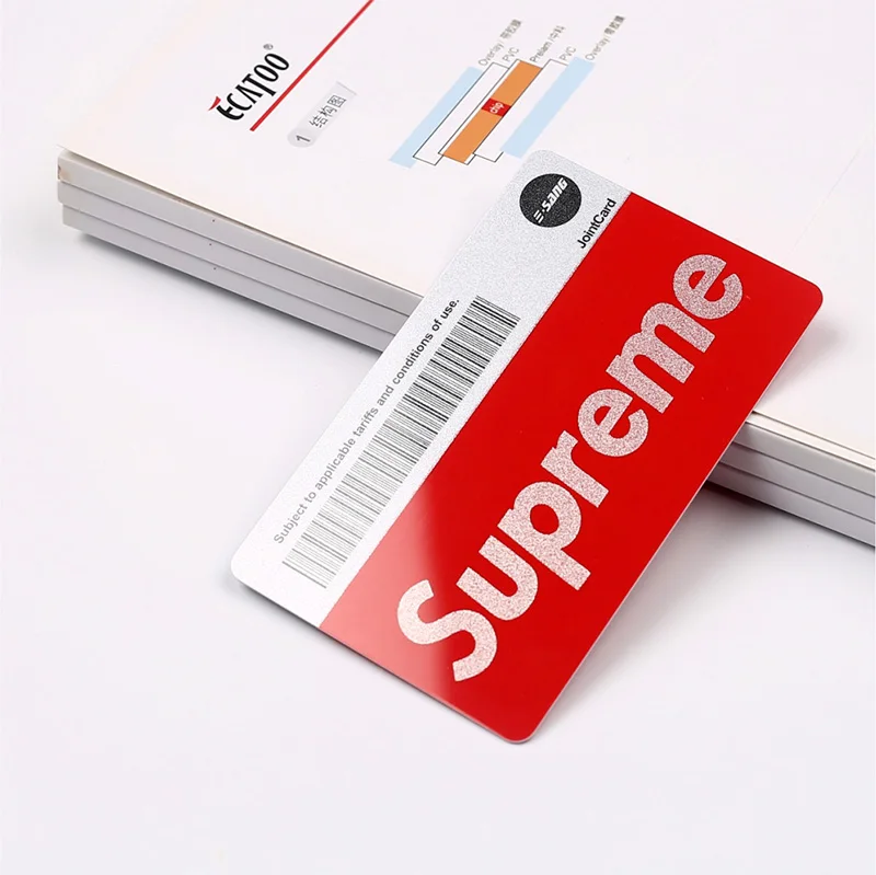 Shenzhen ECATOO   CR80 Plastic PVC Membership Gift Card