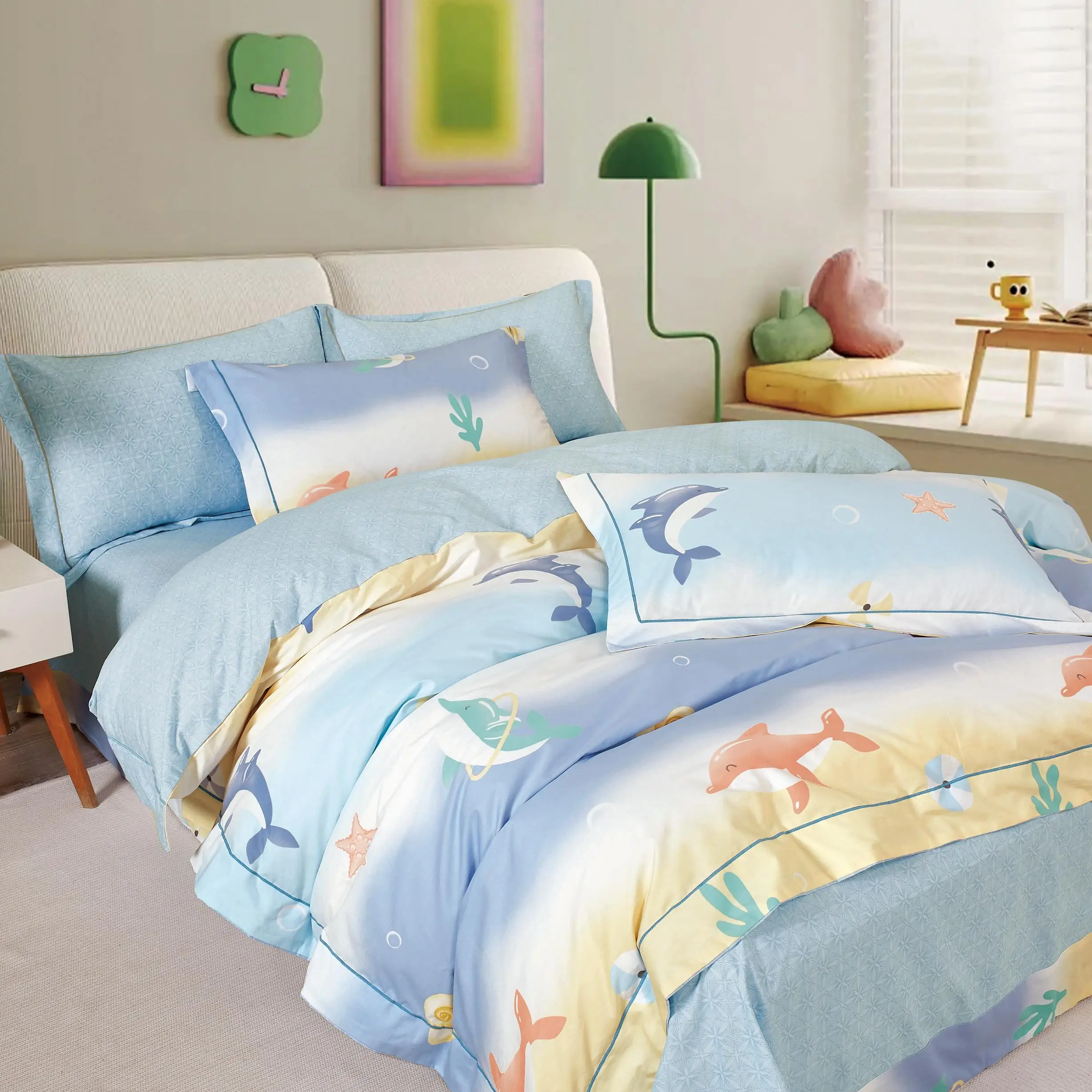 Wholesale 100% cotton 40s printed fabric for bed