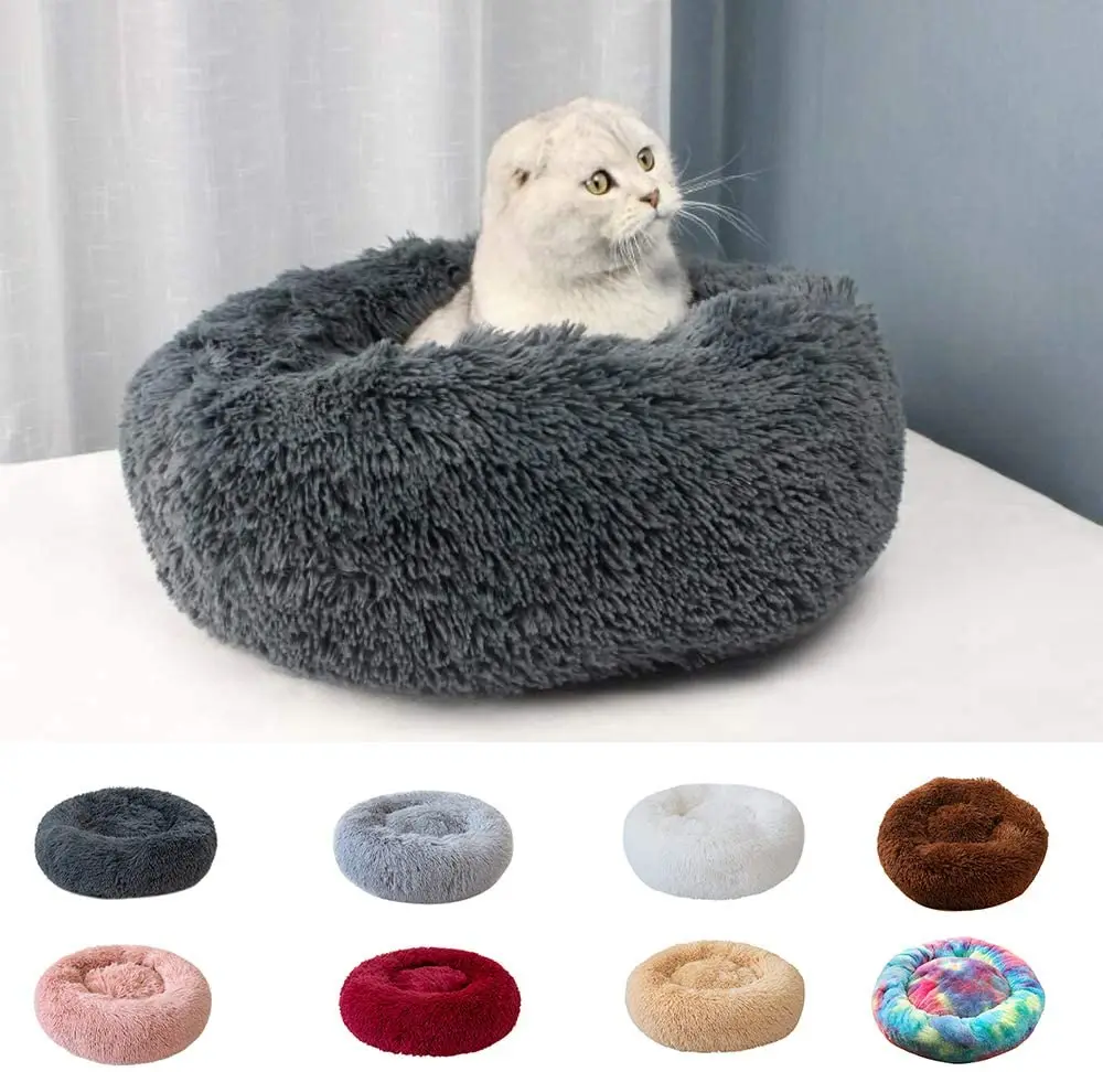 Special hot sale soft and washable dog luxury round pet bed