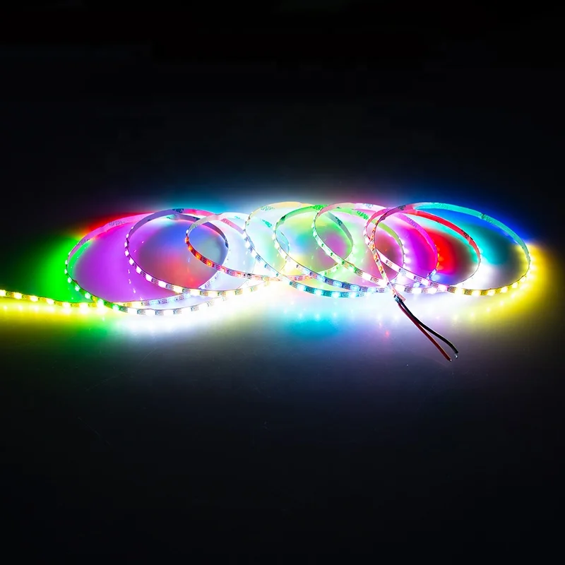 4 мм 96 светодиодных пикселей на метр 5 В RGB SK6812 ws2812b dream цветная светодиодная лента