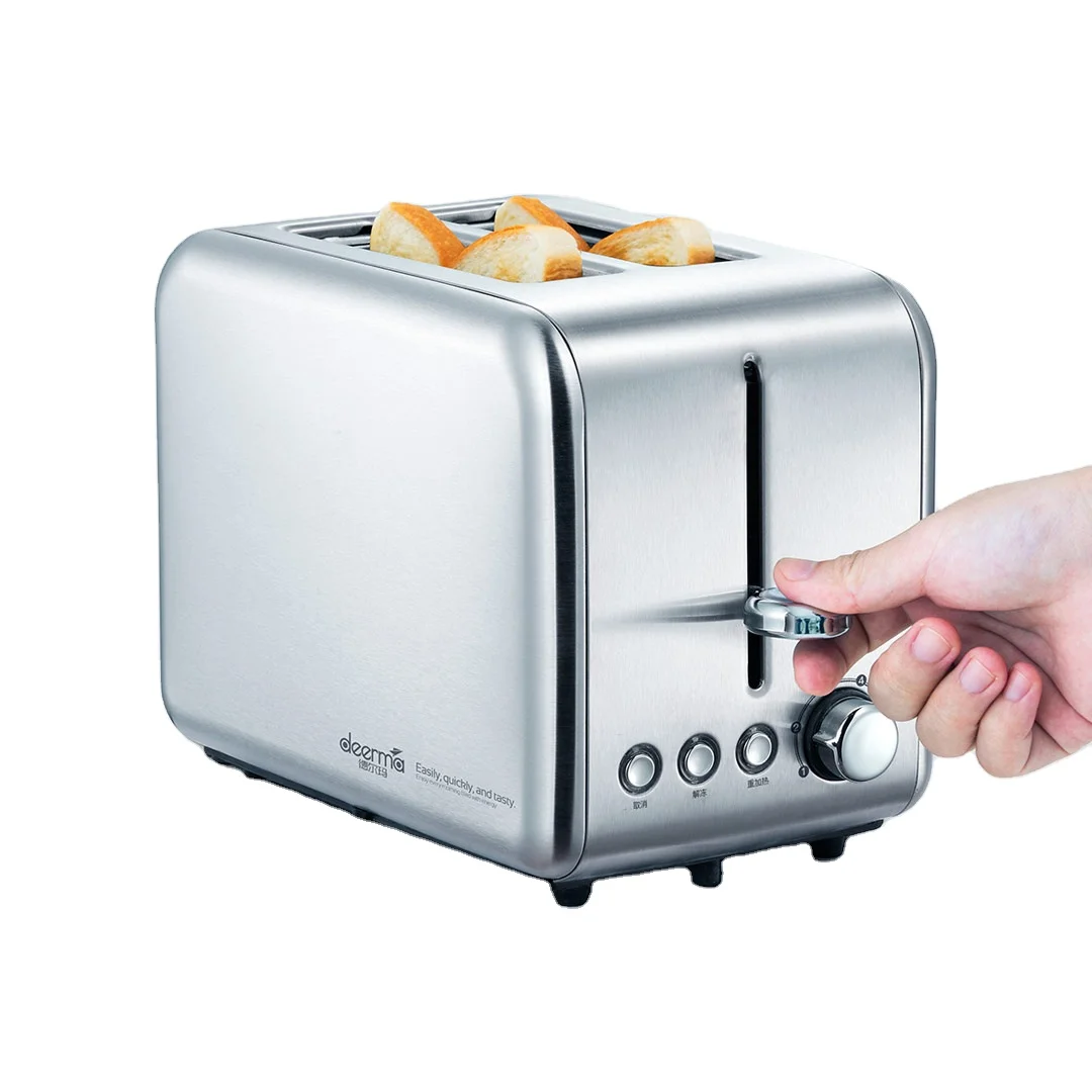 
Protable Electric pop up toaster 2 slice Stainless Steel Bread Maker griller baking sandwich toaster For Deerma DEM-SL281 