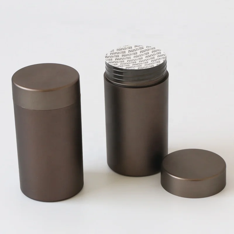 E-better 100ml 150ml 300ml shiny black plastic capsule vitamin gummy supplement bottle packaging