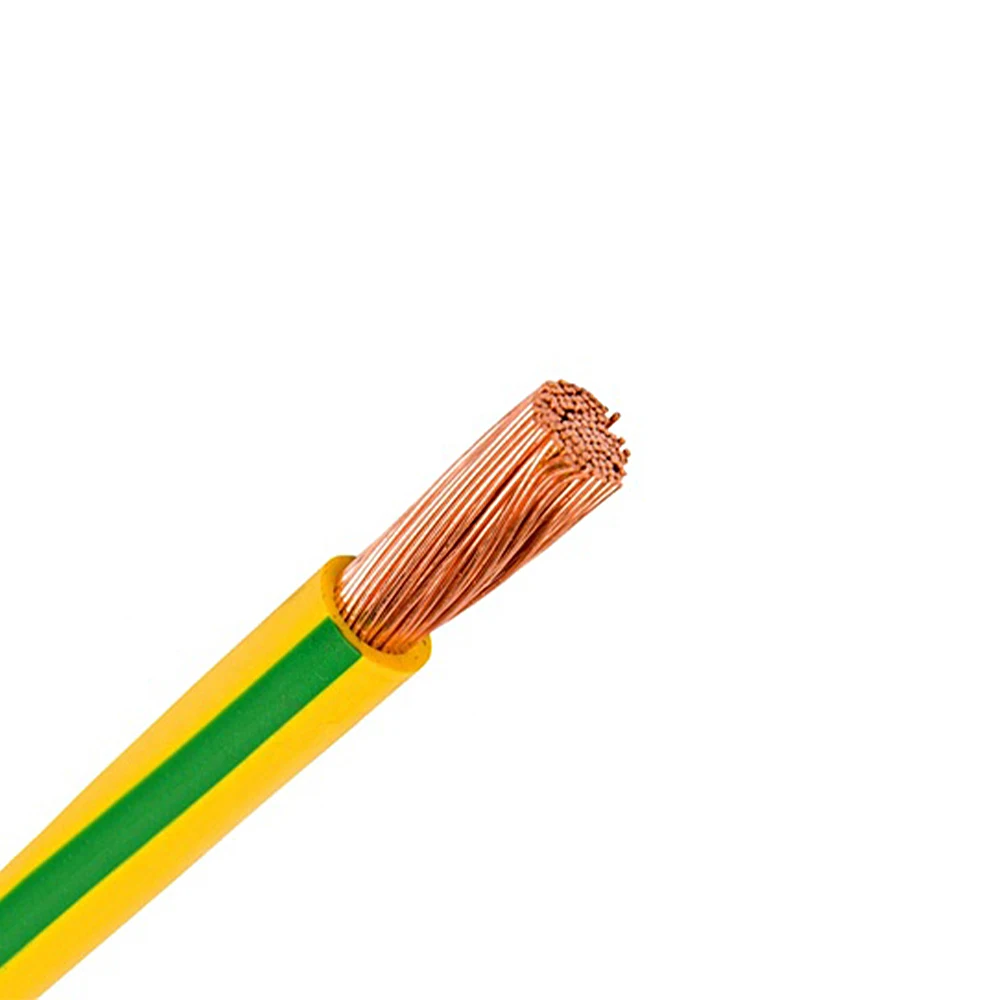 ETEK PV cable grounding wire 16mm2  with yellow and green color electrical cable