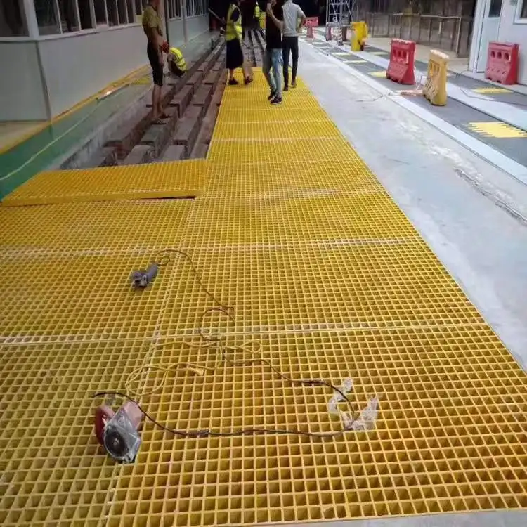 Custom art floor drainage grille non-slip walkway grid steel mesh grating tree pool grid cover