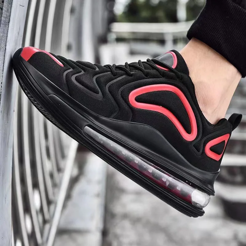 Outdoor fashion sports running shoes air cushion leisure training shoes anti slip and wear resistant available in 3 colors