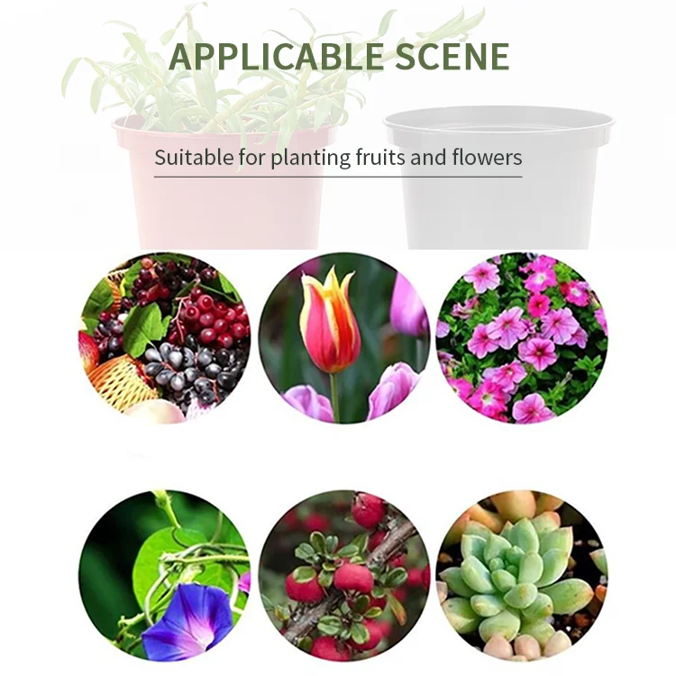 2021 Wholesale all sizes garden nursery plastic flower 20/25 gallon pots for plants