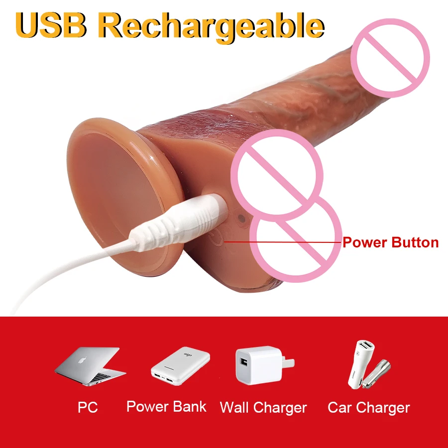 Remote Thrusting 8.6 inches Lifelike Medical liquid silicone dildo artificial penis Vibrator sex toys for woman sex products%