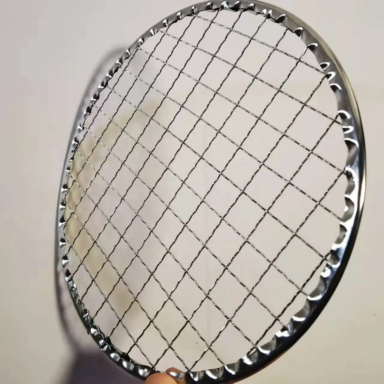 sus304 Korean BBQ Net  restaurant round stainless steel pan plate grid grill grates 29.5cm barbecue wire mesh for roast