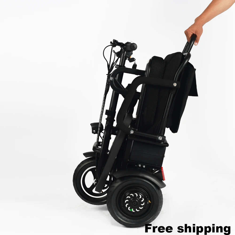 Factory Price 350w Electric Scooter China 130kg Load Three Wheeler Electric Scooter