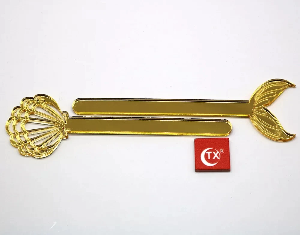 Acrylic Glitter Cake Decorating Popsicle molds Ice Cream Stick Ice Plastic For Baking Cake Decorations