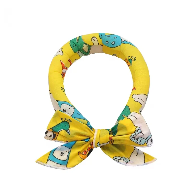 On Stock Gel Ice Cooling Sweatband Neck Cooler Water Magic Outdoor Sport Summer Cooling Scarf Tie Neck Bandana Sweatband