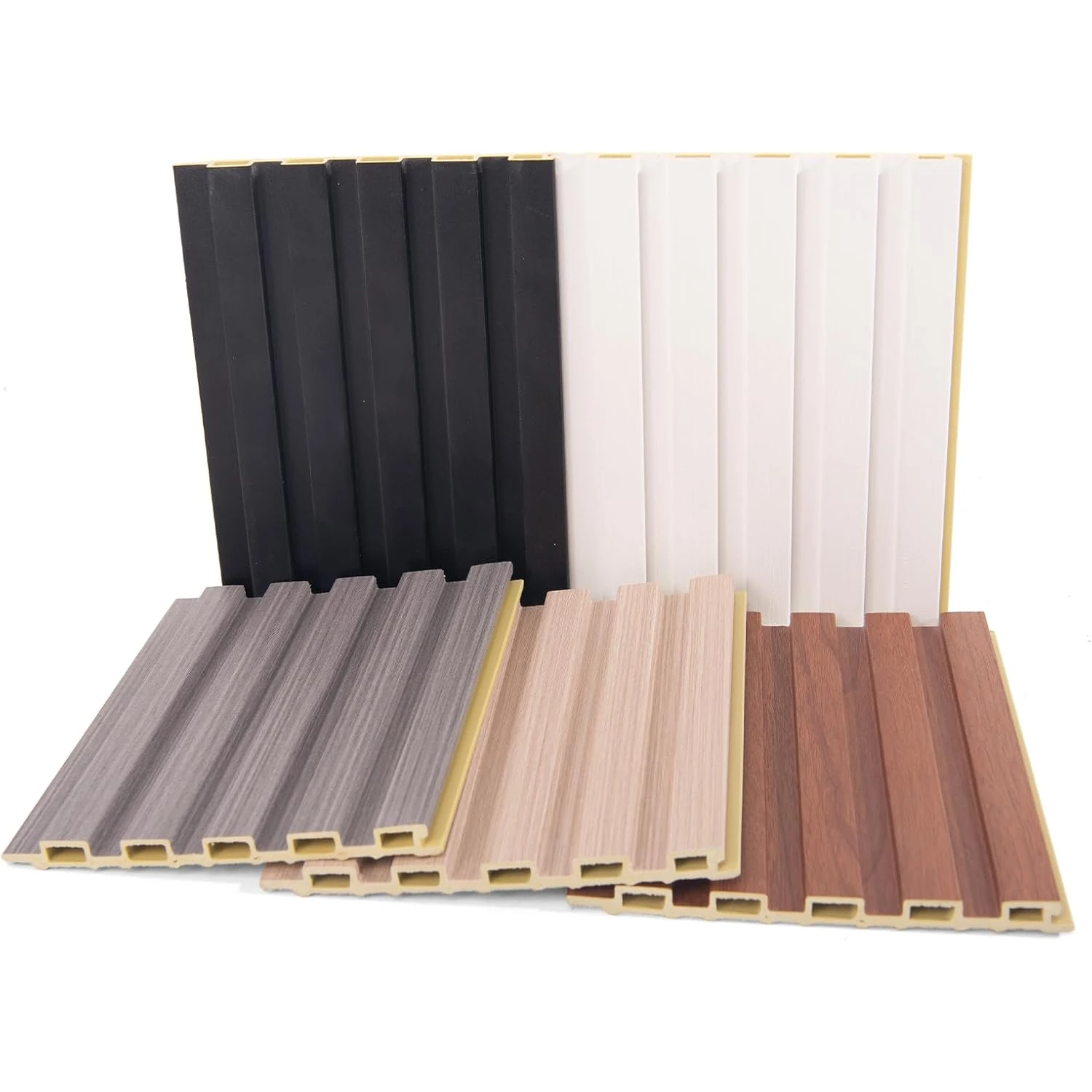 Wholesale Price WPC Fluted Wall Panels Custom WPC Wall Panel Boards for Home