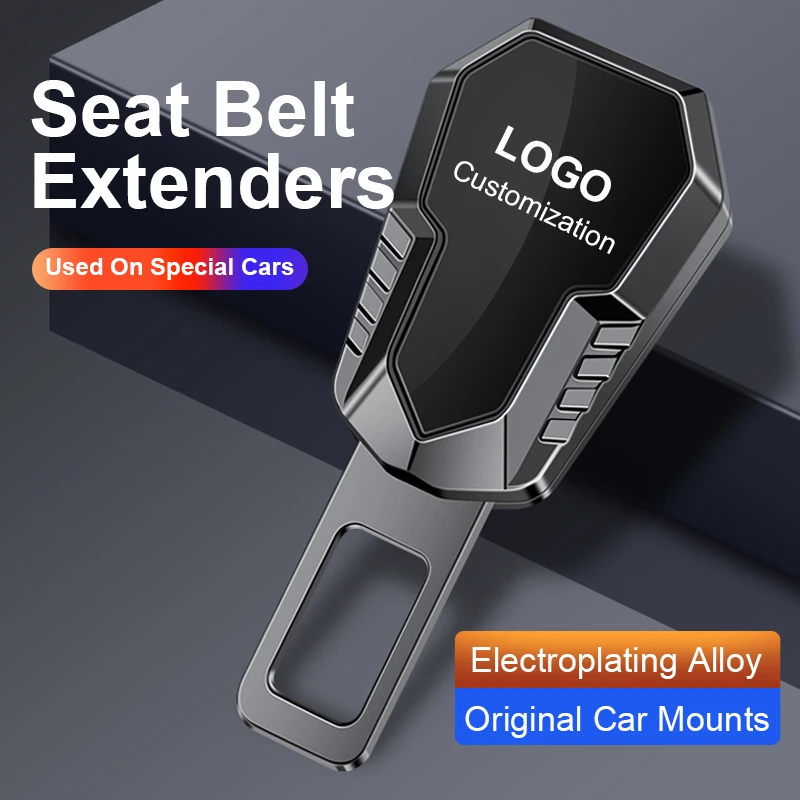 Car Seats Auto seat belt extender Custom Logo All Car Logo Car Seat Belt Buckles