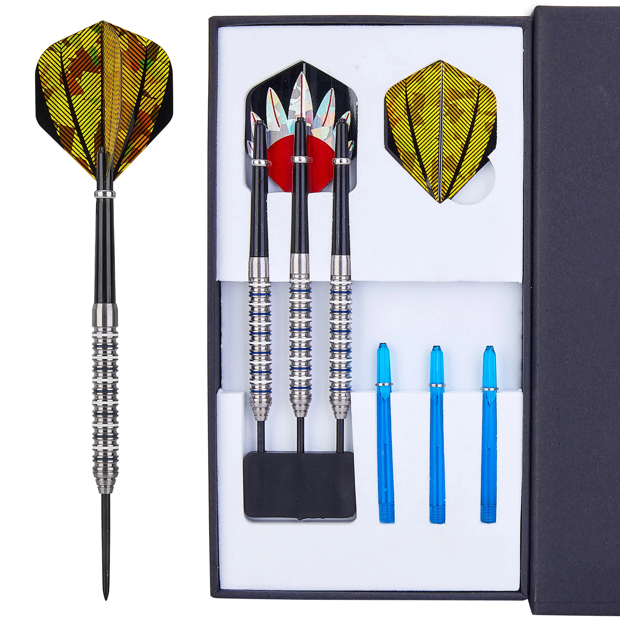 Limited-time offer  darten 70%-95% precision tungsten steel tip darts with pvd blue coating and darts