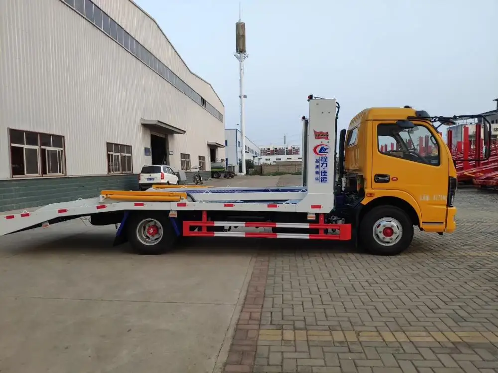 Small Diesel Fuel Type Transport Car Carrier Truck Flatbed Tow truck