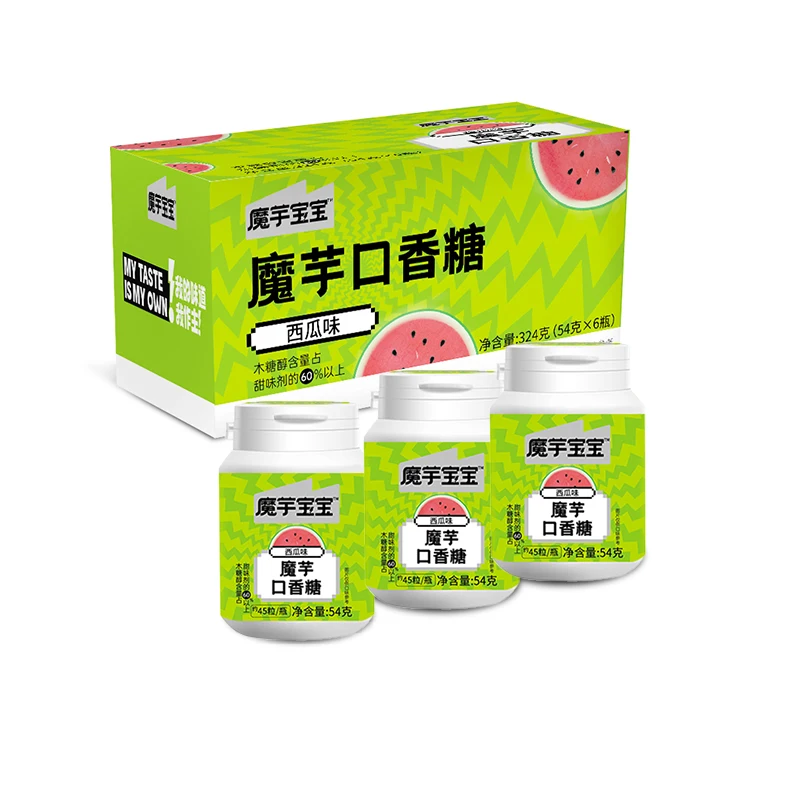 324g Selenium-rich konjac collagen chewing gum Sugar Free Energy Gum Xylitol chewing gum