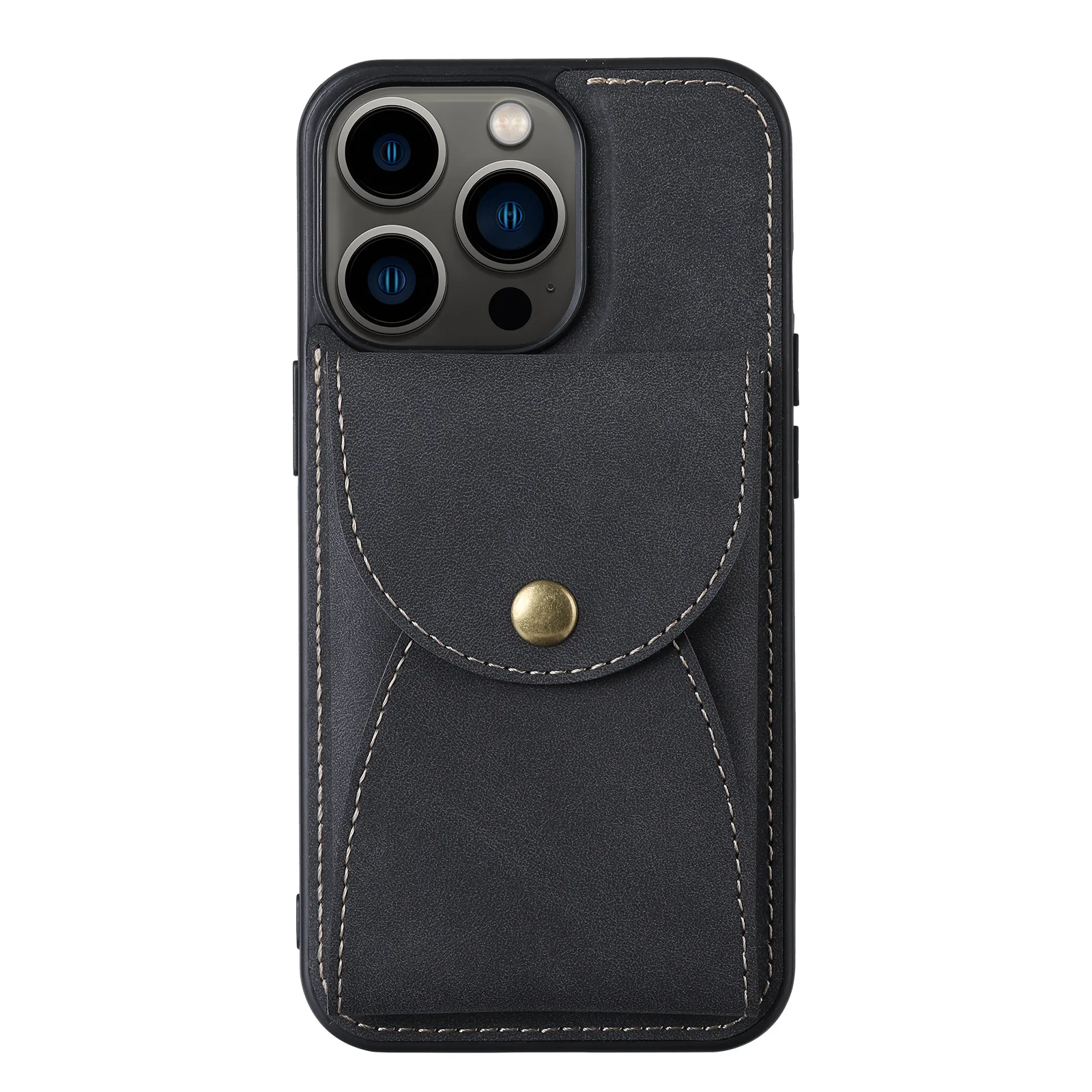 Mherder Custom New Design Original Premium Phone Card Holder Case Leather Magnetic Wallet for Iphone 13 14 15 Pro Max