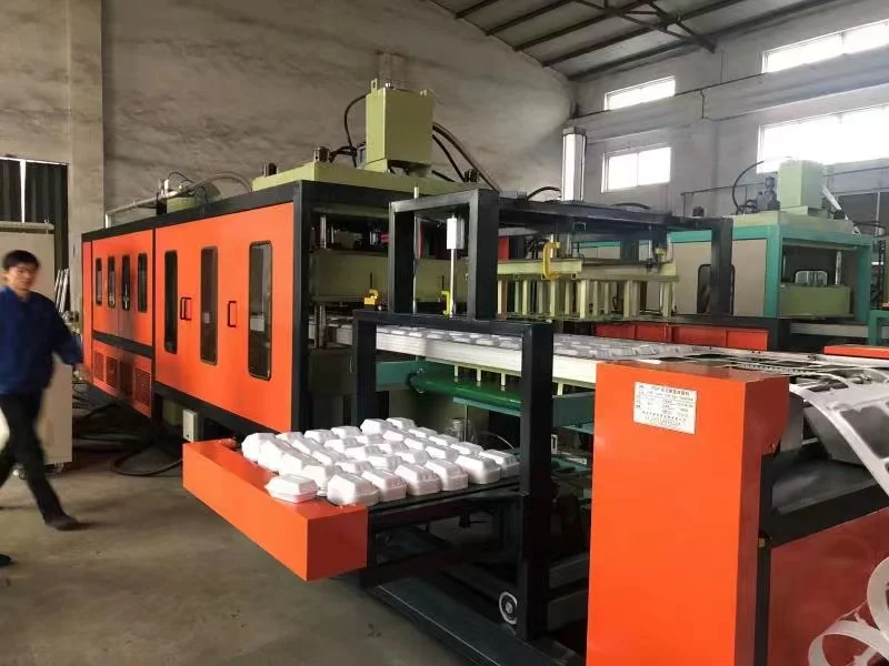 High quality PS foam quick box vacuum molding machine