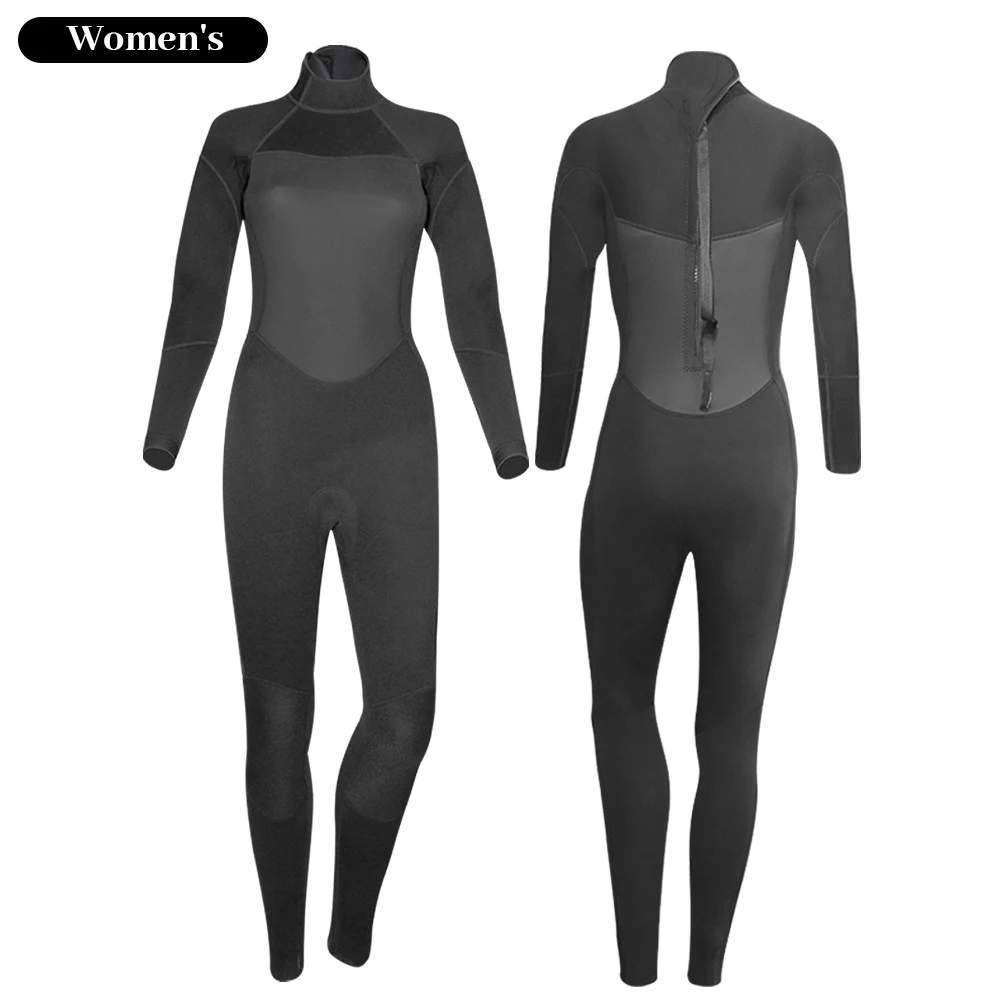 3MM Men Women Sharkskin Neoprene Swimming Wet Suits Unisex Long Sleeve Full Body Surfing Diving Wetsuit