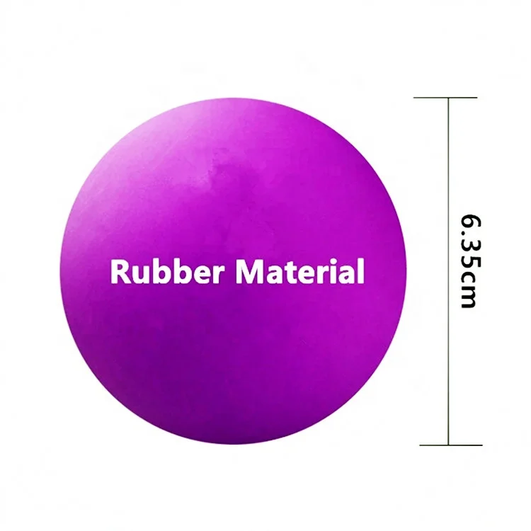 
Ningbo Virson Wholesale Custom Logo Natural Rubber Massage Lacrosse Balls 