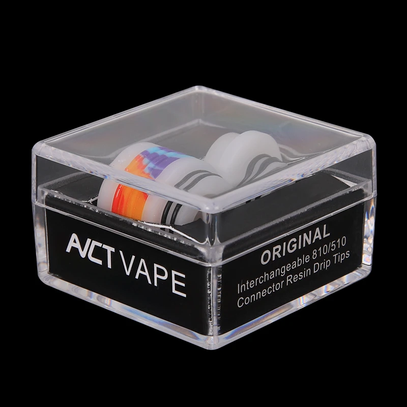 New 2 In 1 810 510 Convertible Resin Drip Tip Multi Colors Replacement Mouthpiece for 810&510 Atomizers