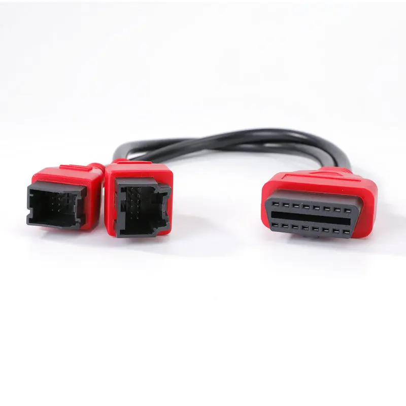 Car OBD 2  16 Pin To FCA 12-8 Bypass 12 8 Diagnostic Connector Interface Cable for Fiat Autel DS808 Ma Chrysler Jeep