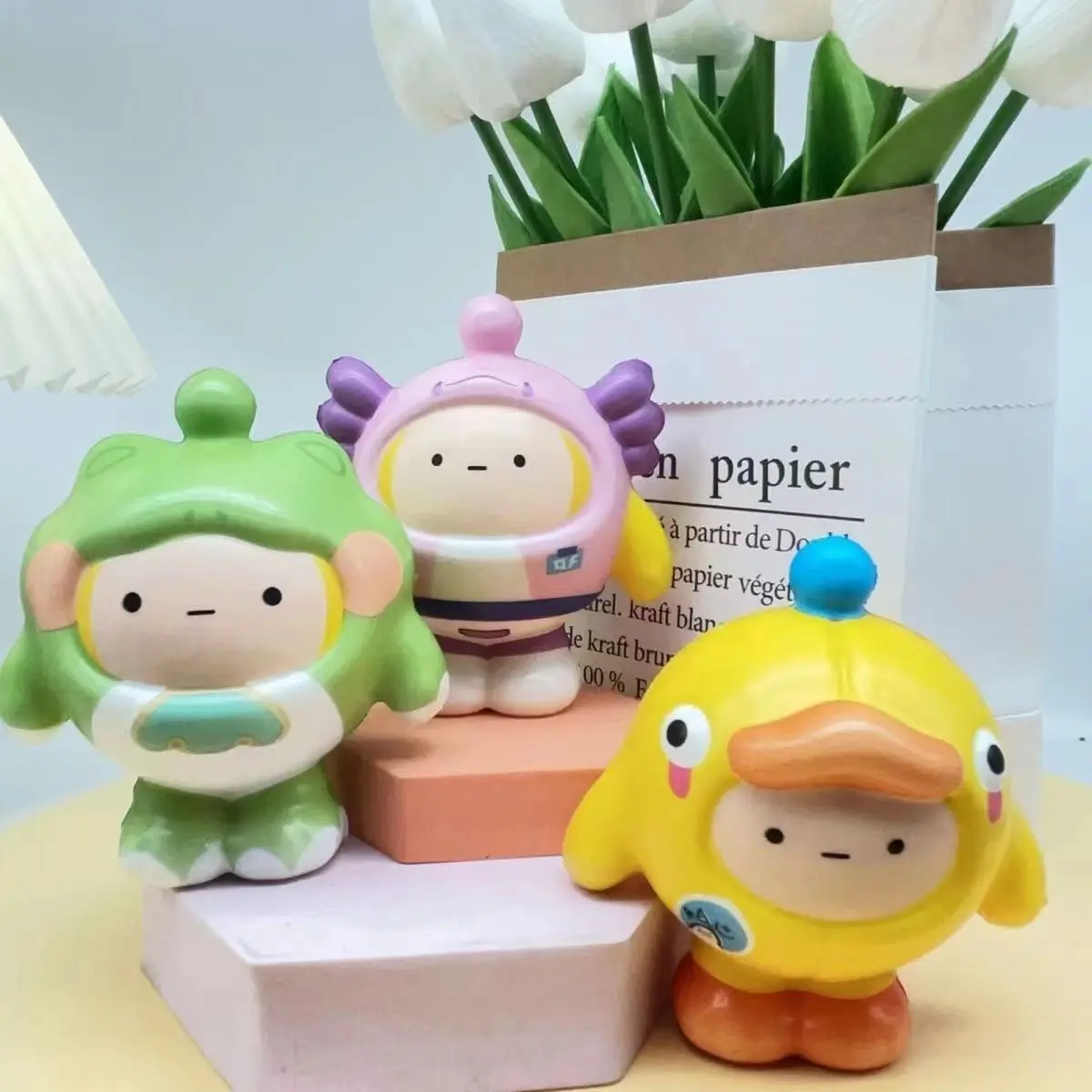 Ccustom 3D Креативный дизайн резиновая фигура OEM мягкая рекламная забавная декоративная фигурка каваи