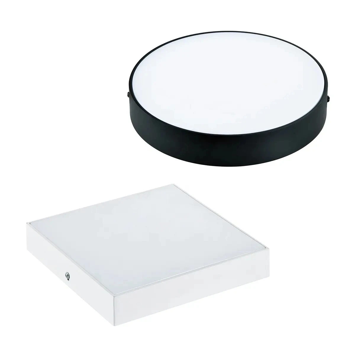 Commercial home hotel perforated surface mounted LED square panel lights