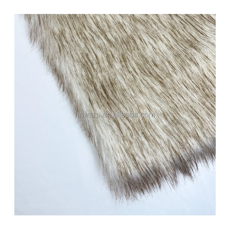 Высококачественные белые желтые черные окрашенные наконечники длинные плюшевые волосы ворс из искусственного меха акриловая ткань для обивки одежды Домашний текстиль
