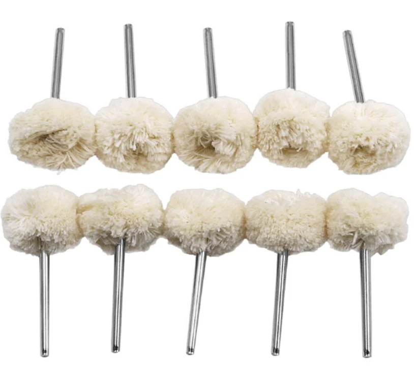 Wool Felt Polishing Buffing Wheel Set for Watch Jade Jewellery Arts Crafts Furniture Polishing Wood Carving Metal Polishing wool
