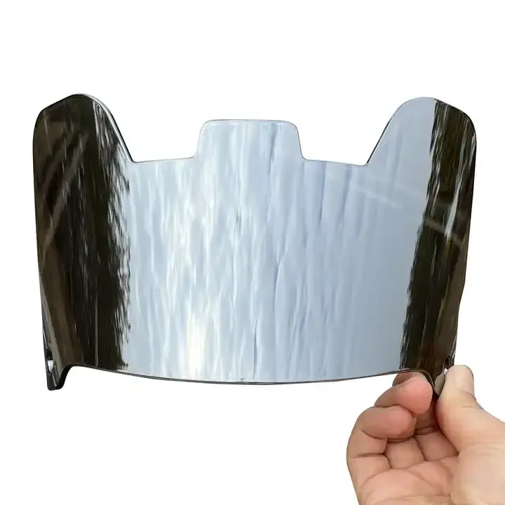 In Stock American Football Visor Shield with Clips for American Football Helmet Custom Football Visor