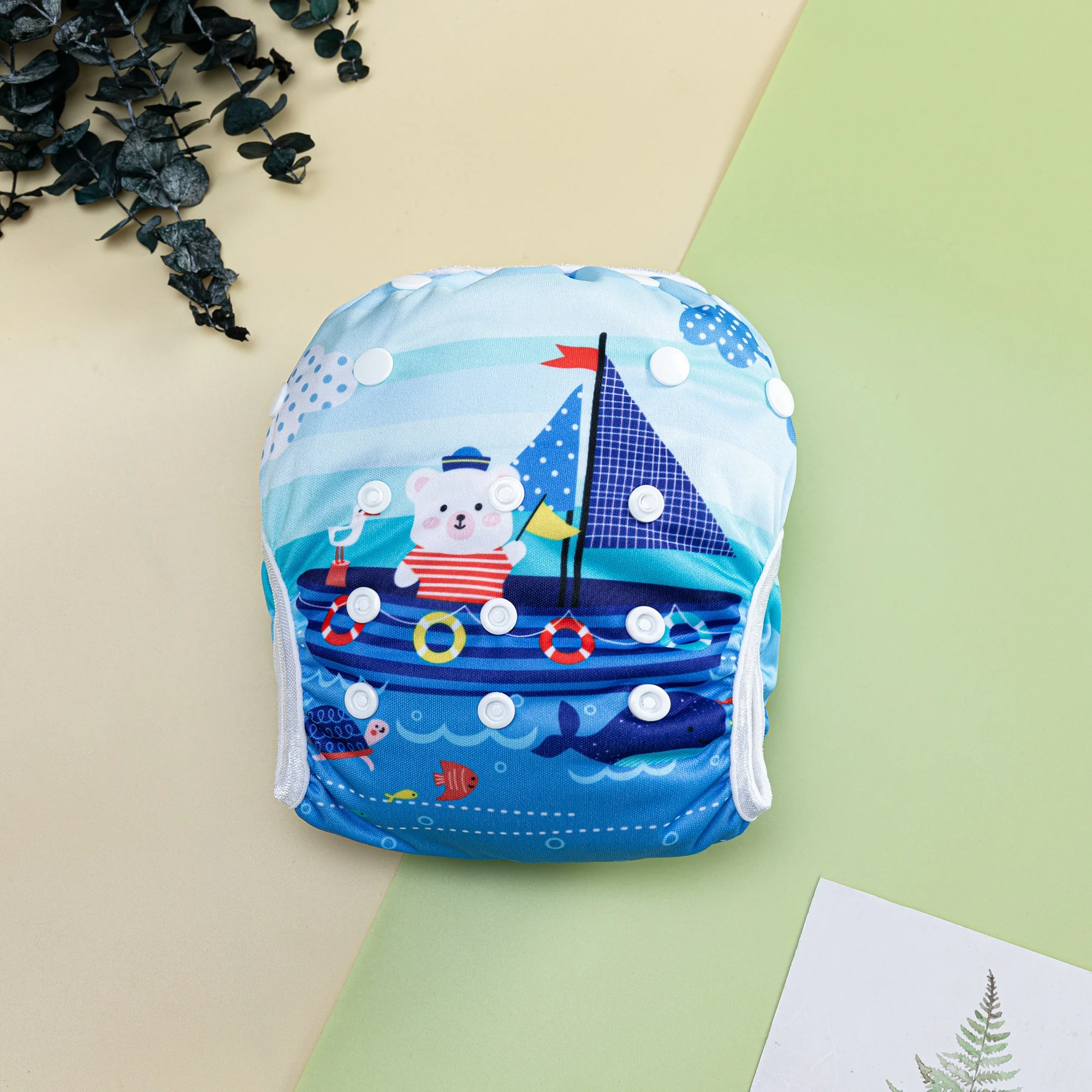 Baby Girl and Boy Swimming Diapers Reusable Adjustable Washable One Size Baby Training Diaper