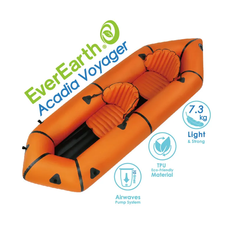 two preson inflatable raft row boat fishing boat pack raft fishing kayak 2 person kayak inflatable
