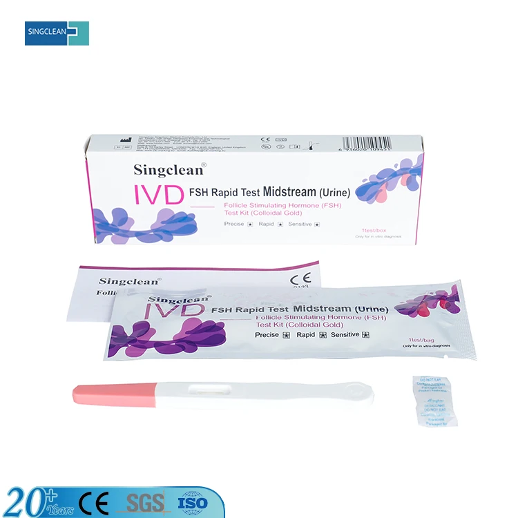 Hot Sale CE Approved Singclean Follicle-Stimulating Hormone (FSH) Test